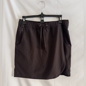 ✨ Patagonia Women’s Black Active Skort Medium | Built-In Shorts Hiking Running